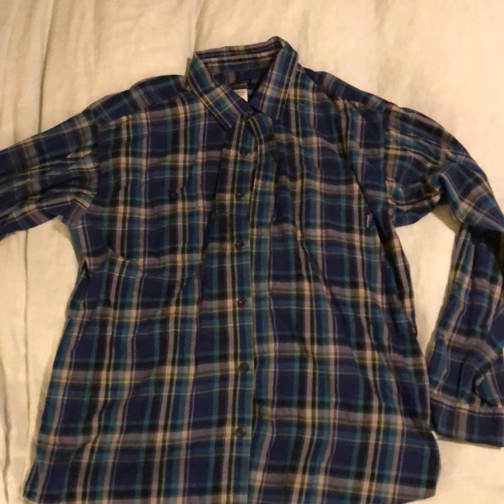 Patagonia plaid button up